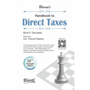 Bharat's Handbook to Direct Taxes 2023 by Bomi F. Daruwala & CA. Prerna Peshori